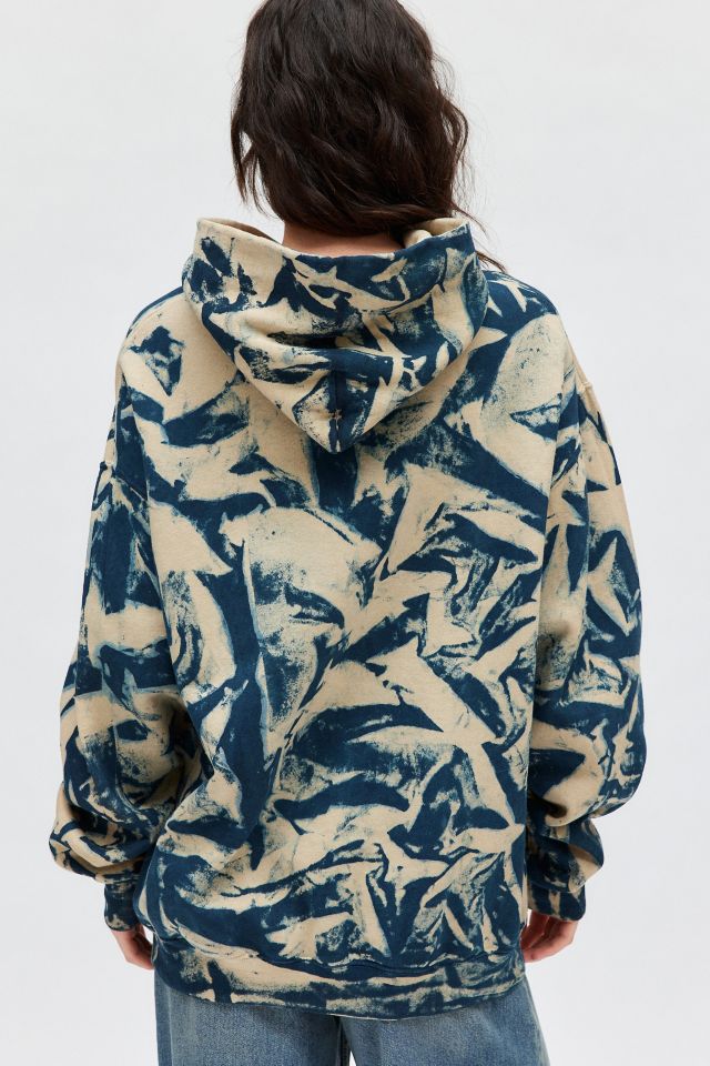Urban Renewal Remade Ink Stamped Hoodie Sweatshirt #4