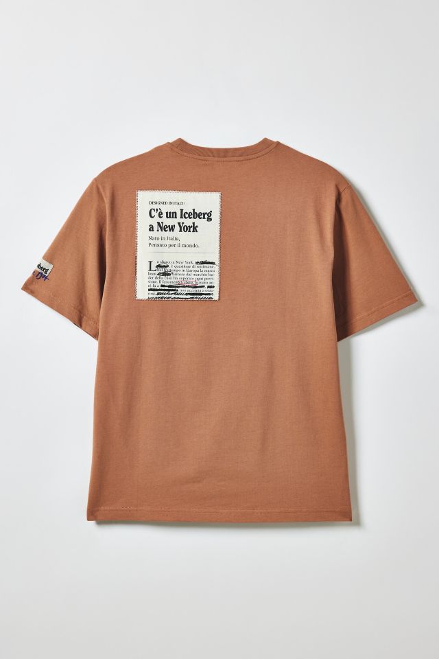 ICEBERG Newscut Patched Tee #1