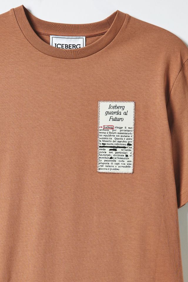 ICEBERG Newscut Patched Tee #2