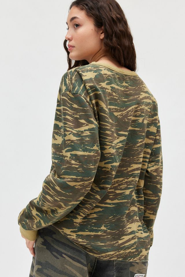 Urban Renewal Vintage Camo Sweatshirt #3
