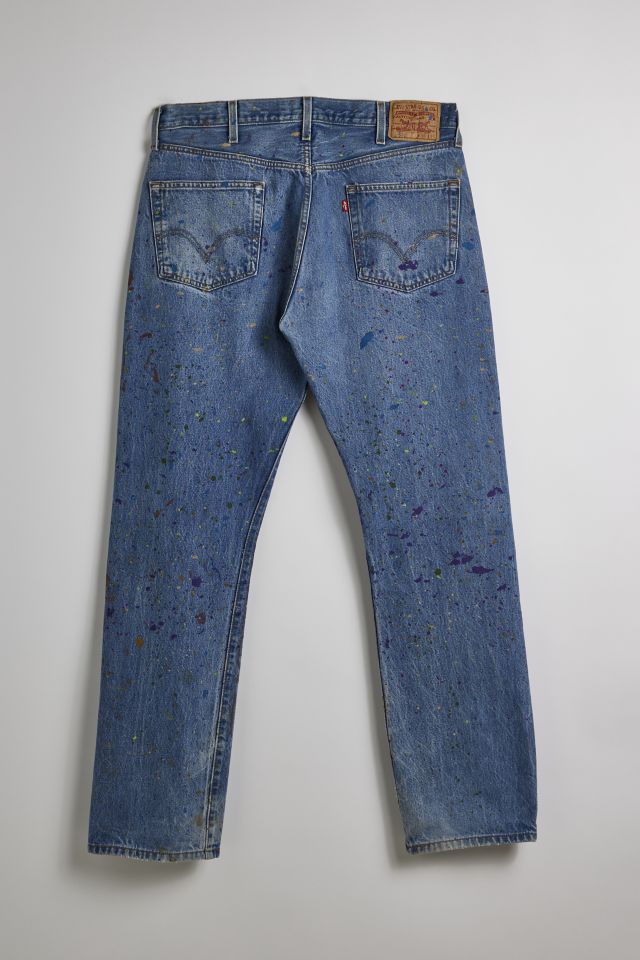 Vintage Levi's 501 38" Paint Splatter Jean #1