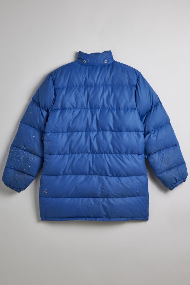 Vintage Paint Splatter Puffer Jacket #1