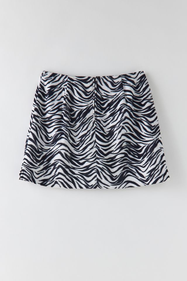 Vintage Zebra Mini Skirt #1