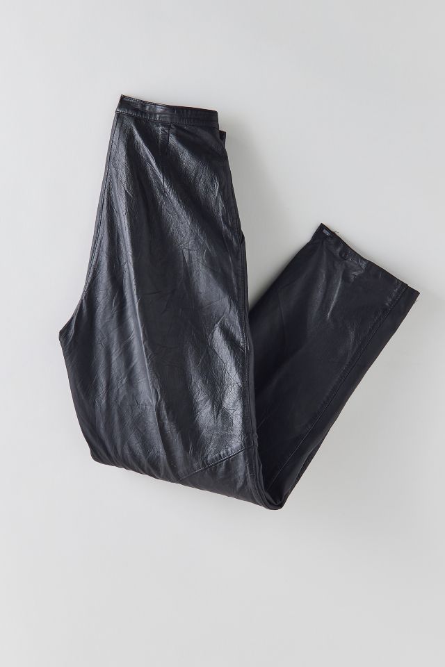 Vintage Tapered Leather Pant #1