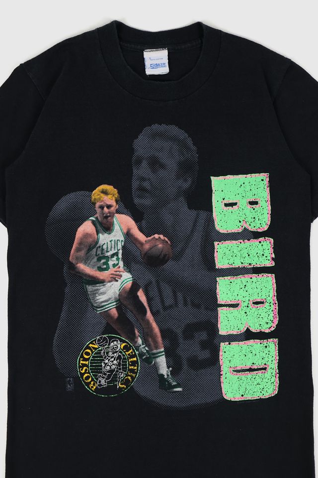 Débardeur Boston Celtics Larry Bird Vert - Tank-top Homme Coton, Tailles S à XXXL
