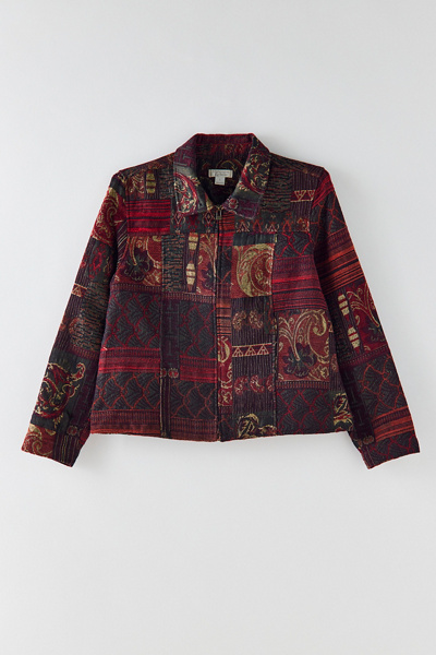 16848 Anthracite Patterned Jacket