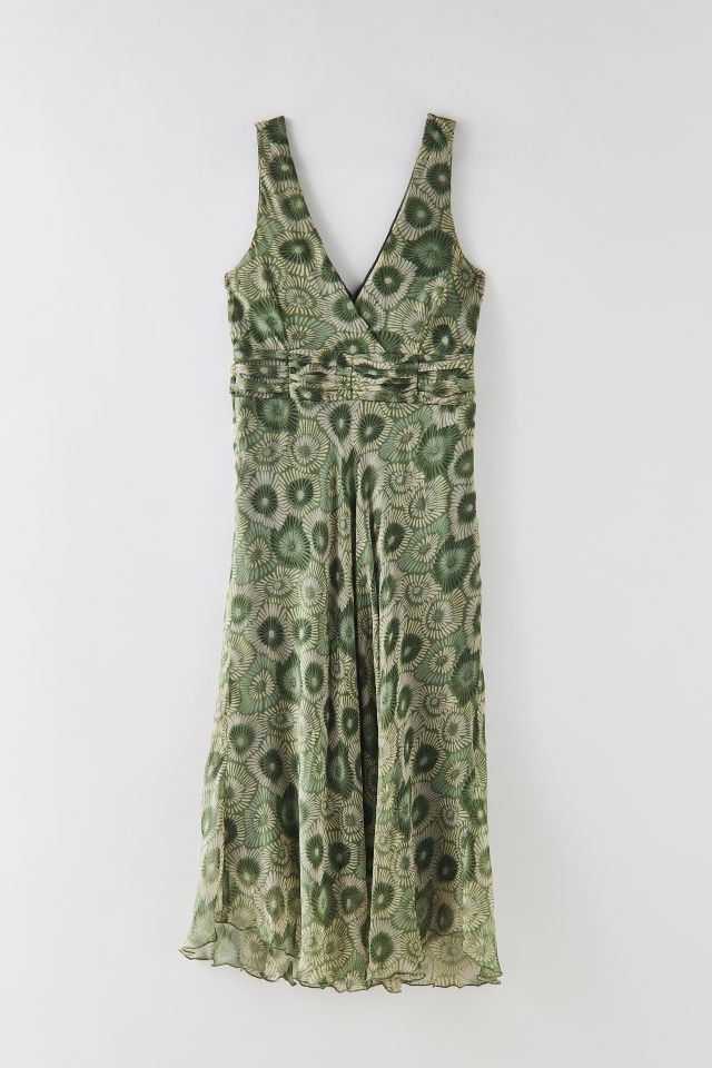 Vintage Floral Maxi Dress #1