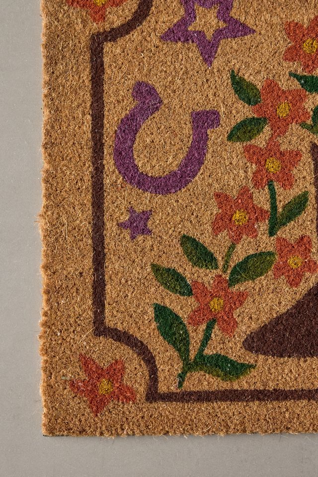 Cowgirl Western Coir Doormat #2