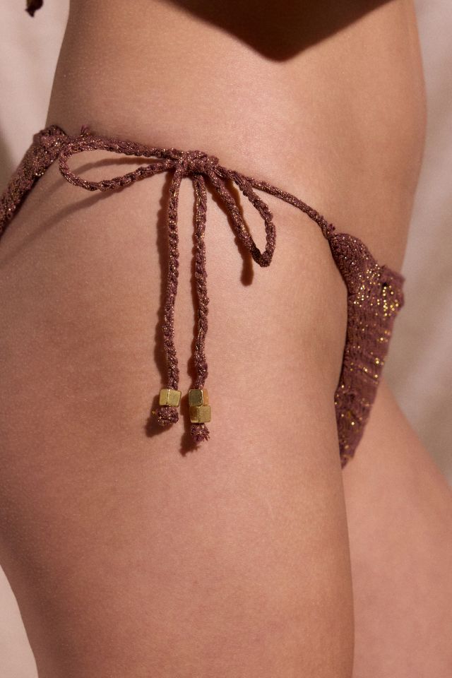 It’s Now Cool The Crochet Tie Bikini Bottom #1