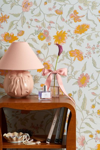 Printed Bedding + Décor | Floral + Bow Room Décor