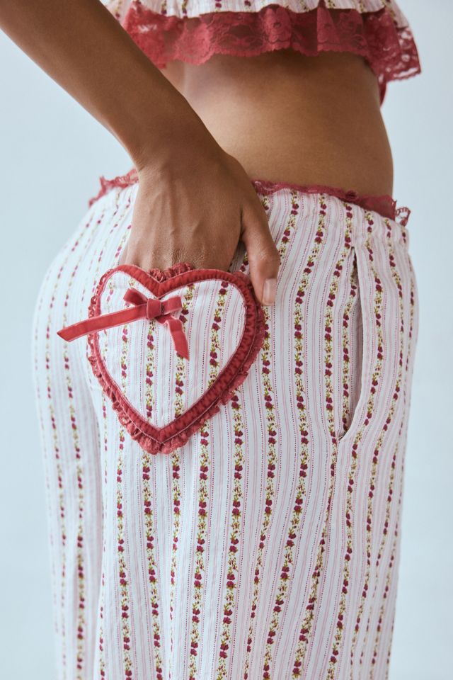 Out From Under Hearts Desire Straight Leg Lounge Pant #2