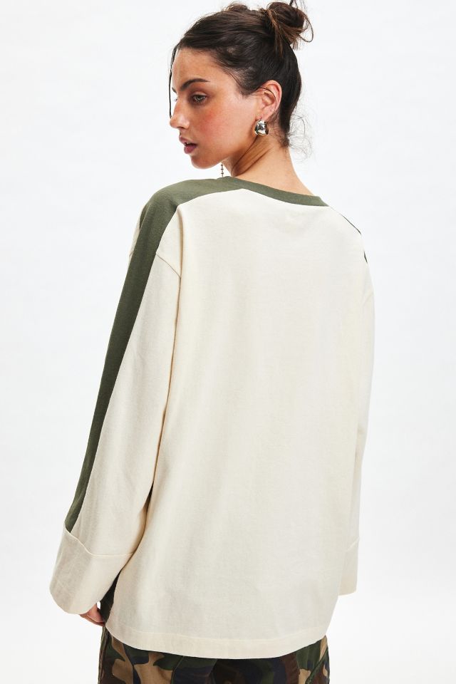 BDG Joanie Ivy League Ski Team Graphic Long Sleeve Jersey Tee #3