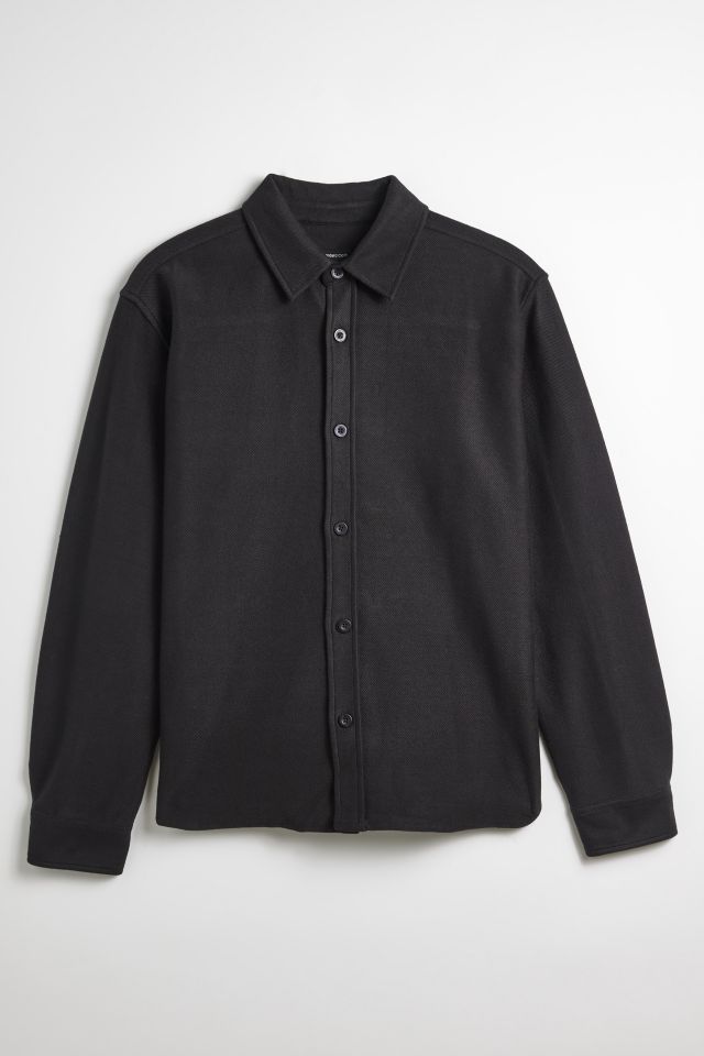 Standard Cloth Knit Button-Down Overshirt #1