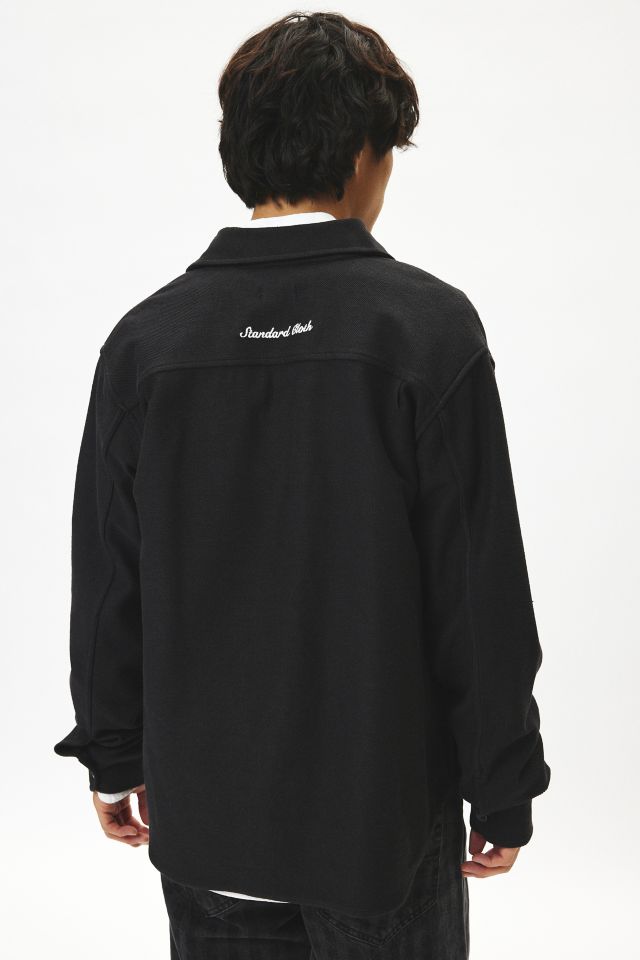 Standard Cloth Knit Button-Down Overshirt #3