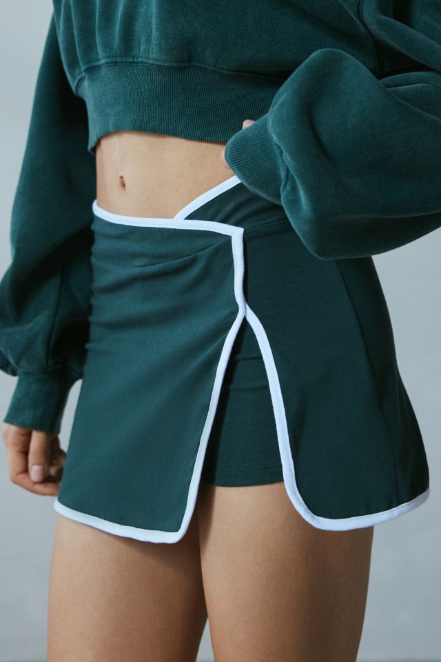 Out From Under Hit The Court Asymmetric Wrap Mini Skort #2