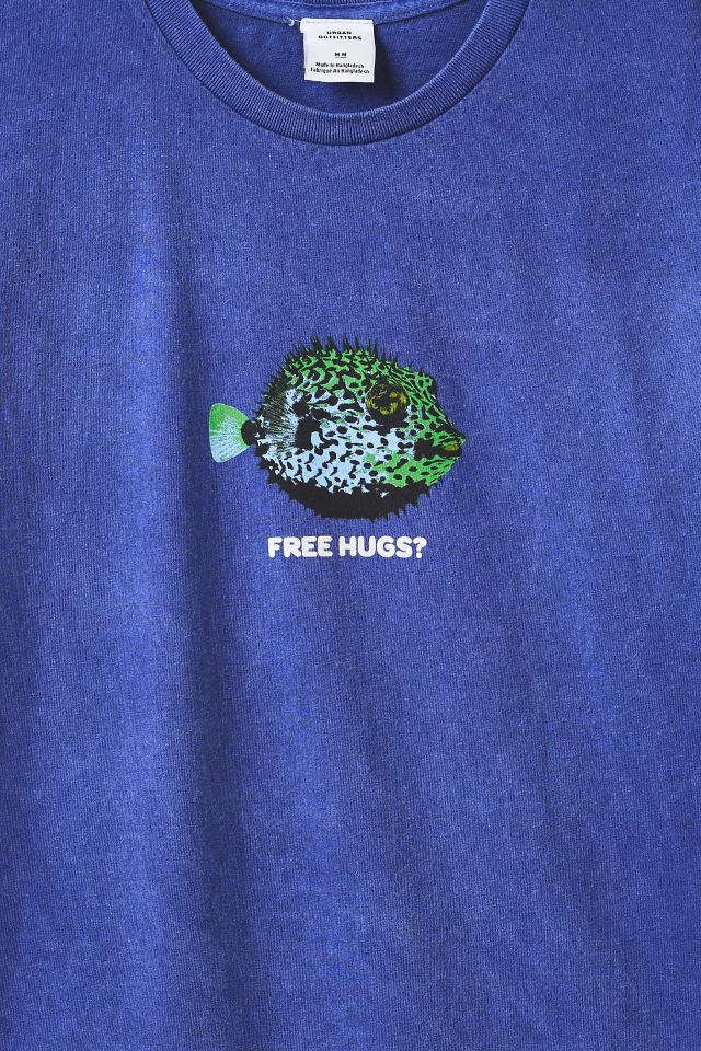 T-shirt graphique en coton Free Hugs #1