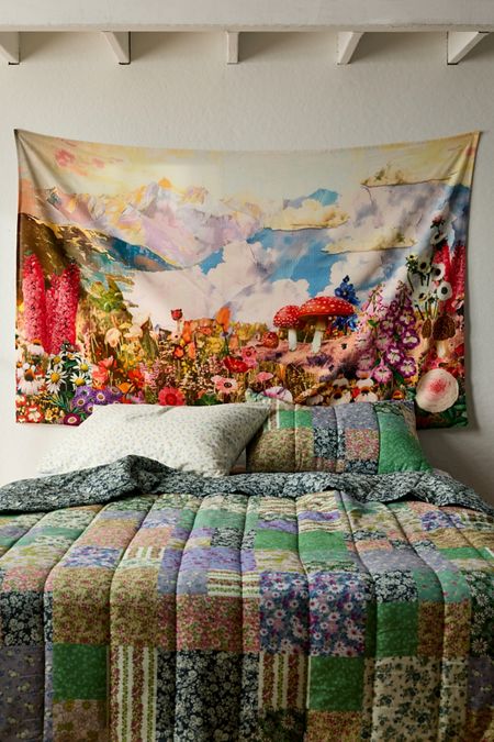 Clara Floral Tapestry | Urban Outfitters Clara Floral Tapestry | Urban Outfitters