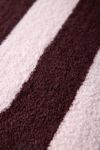 Awning Stripe Plush Printed Bath Mat