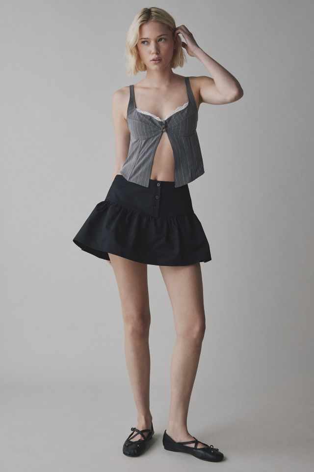 Out From Under Dolce Verano Pinstripe Flyaway Corset Cami #3