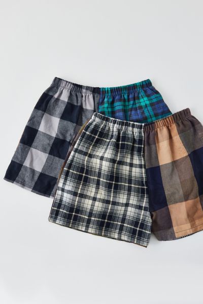 Urban Renewal Remade Pieced Flannel Boxer Short