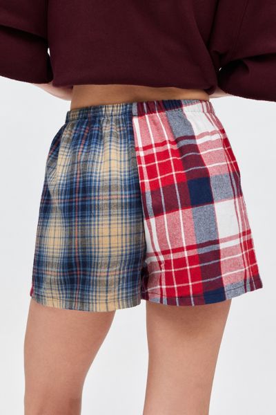 Urban Renewal Remade Pieced Flannel Boxer Short