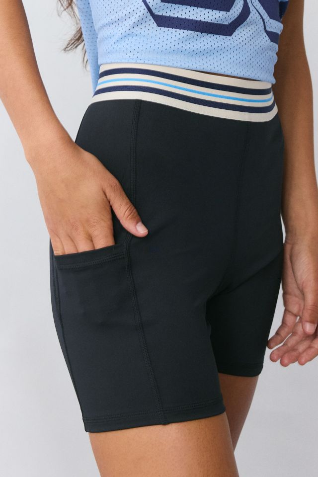 Short de vélo taille haute à rayures FILA Mika #2