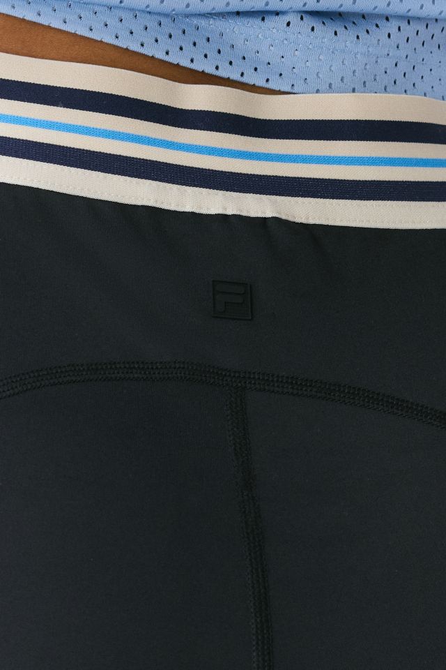 Short de vélo taille haute à rayures FILA Mika #5