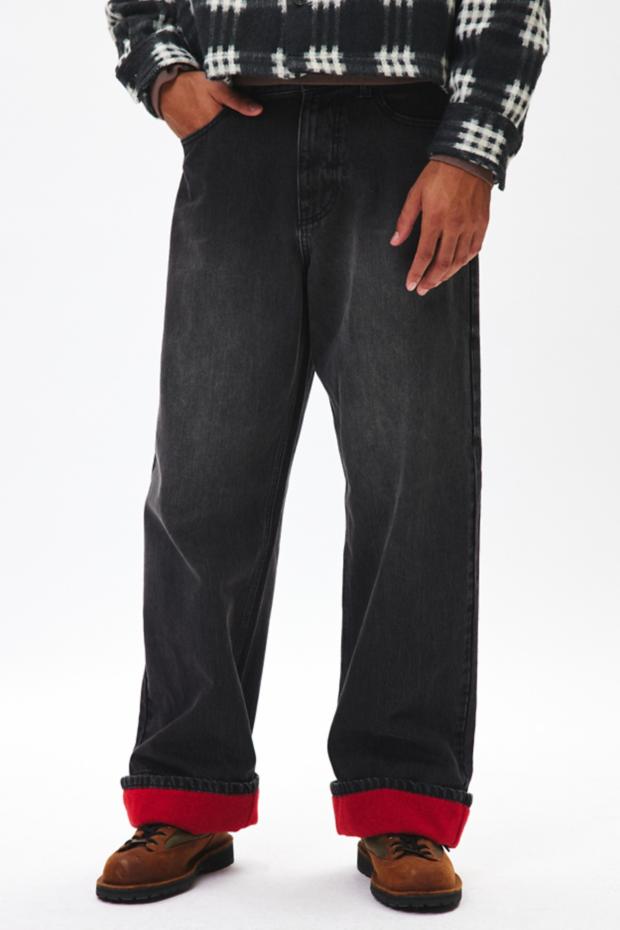 BDG Nitro Flannel Lined Baggy Fit Jean