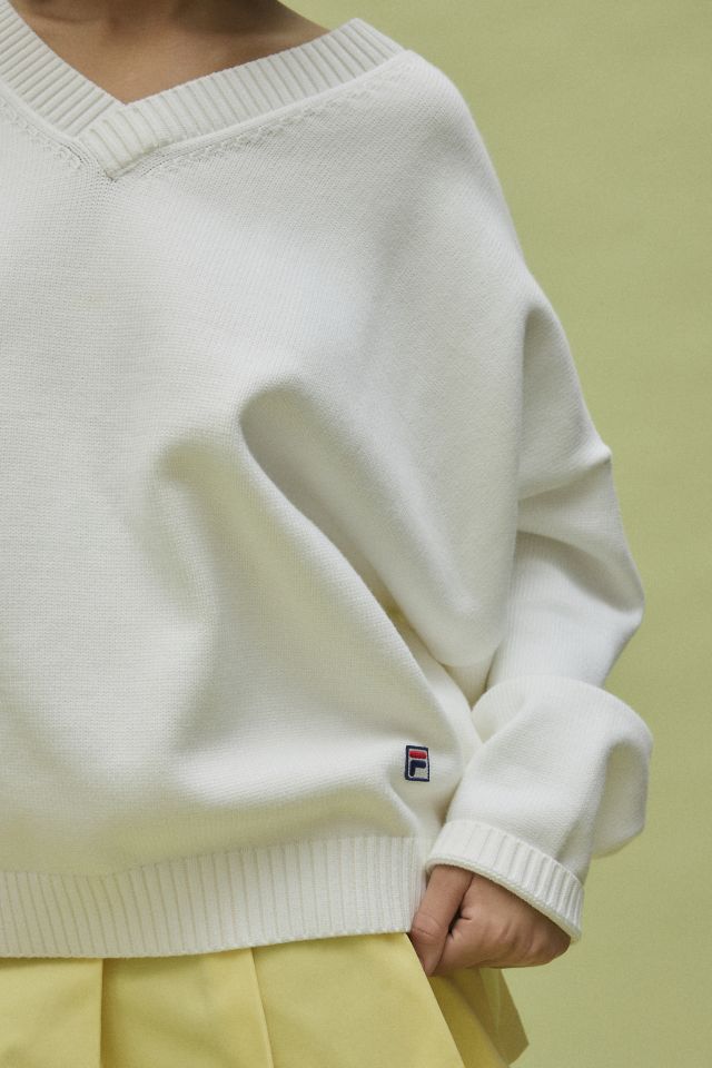 Chandail en tricot à encolure en V FILA X HAILEY #2