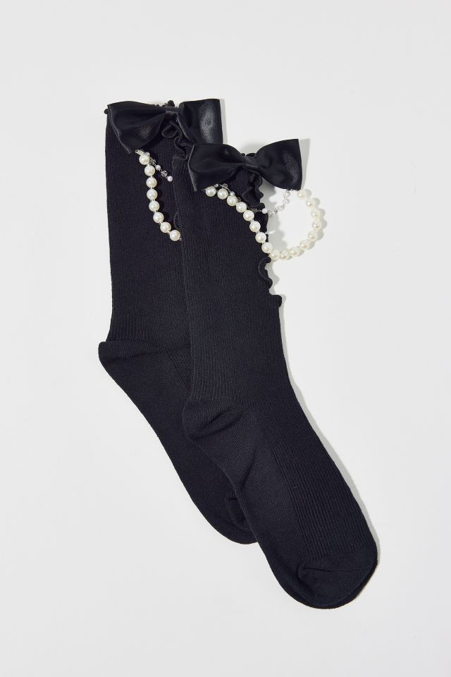 Chaussette Déclaration Chaîne de Perles Découpée #1