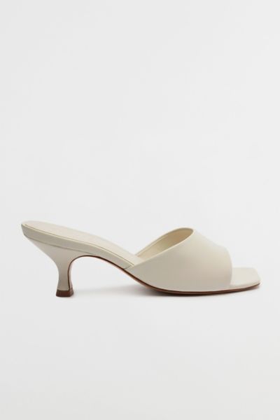 Schutz Dethalia Leather Heeled Mule