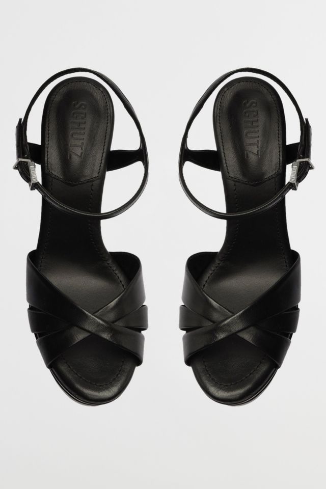 Schutz Leather High Platform Keefa Sandal #3
