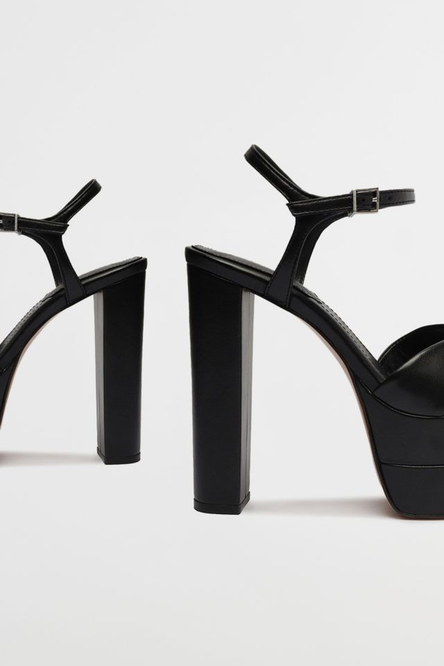 Schutz Leather High Platform Keefa Sandal #4