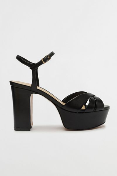 Schutz Keefa Leather Platform Heel