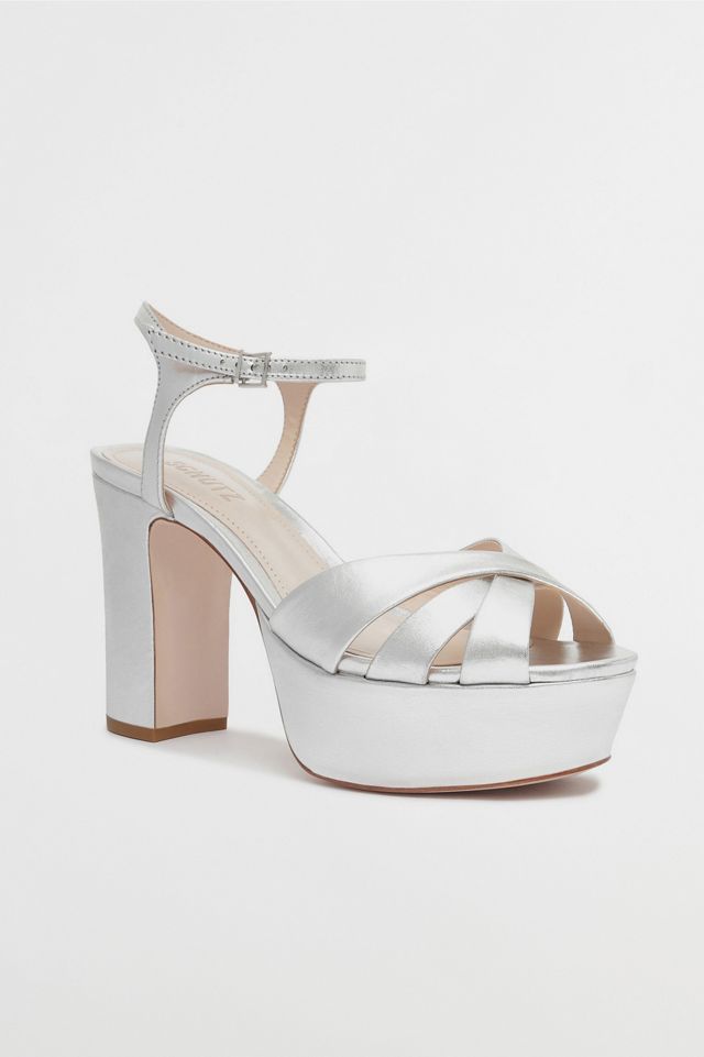 Schutz Keefa Leather Platform Heel #1
