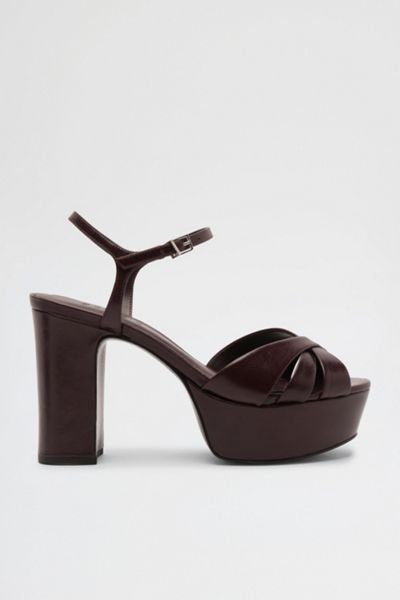 Schutz Keefa Leather Platform Heel