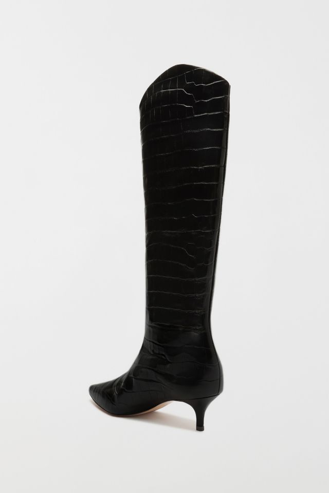 Schutz Maryana Leather Kitten Heel Boot #2