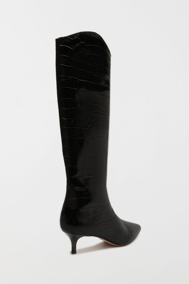 Schutz Maryana Leather Kitten Heel Boot #3