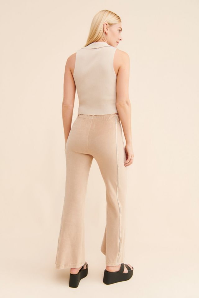 BDG Josie Velour Flare Pant #1