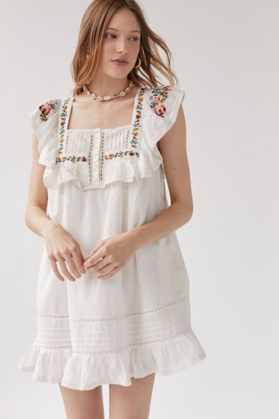 Embroidered Tunic Dress
