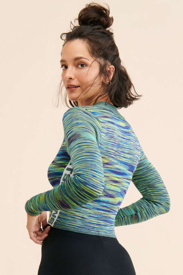 Space Dye Zip Thru Cardigan #1