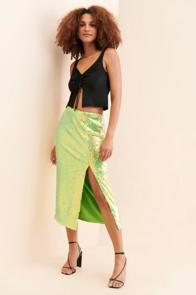 Glamorous Sequin Midi Skirt