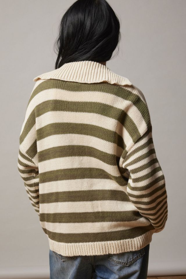 BDG Nicky Stripe Cardigan #1