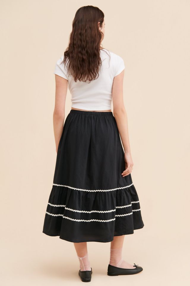 Mariana Tiered Midi Skirt #1