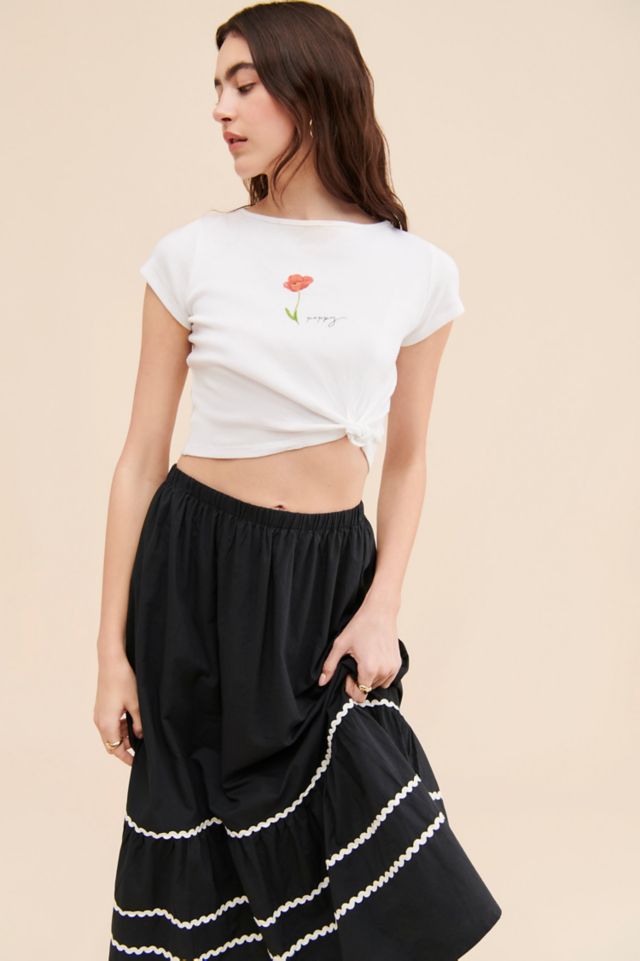 Mariana Tiered Midi Skirt #3