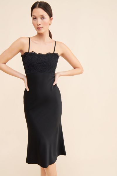 4SI3NNA Hattie Slip Midi Dress