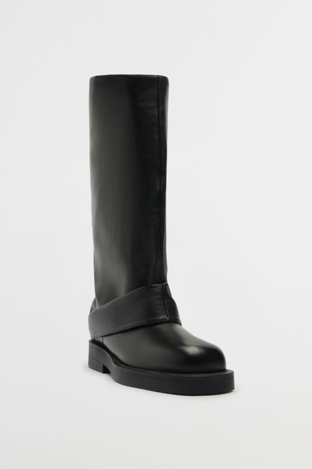 Schutz Leather Keira Foldover Boot #1