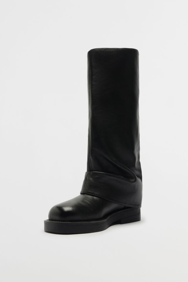 Schutz Leather Keira Foldover Boot #2
