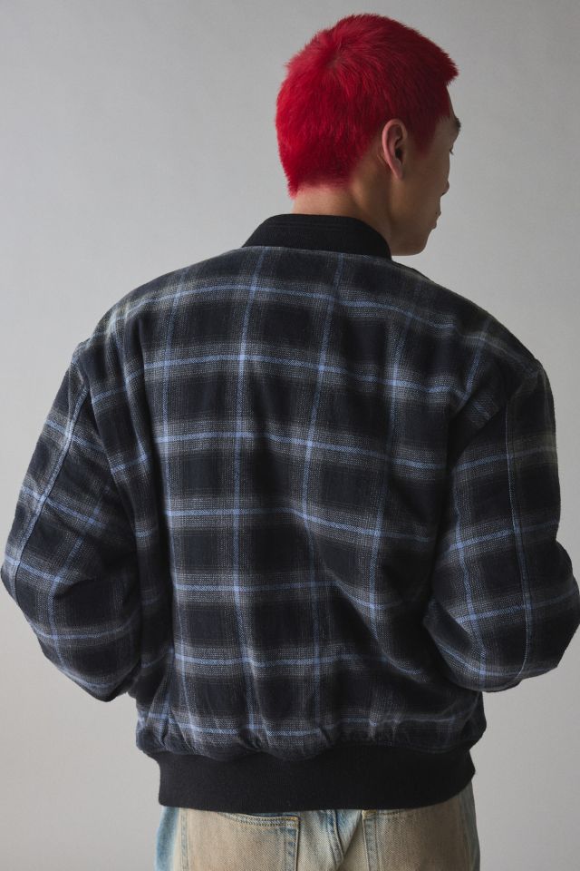 Diesel J-Saint Plaid Bomber Jacket #1