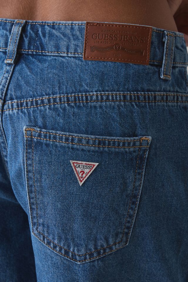 GUESS JEANS High-Rise Denim Mom Short #4